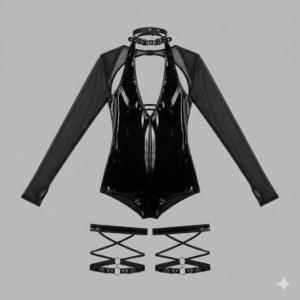 Body manches filet noir