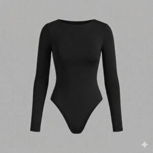 Body simple manches longues (noir)